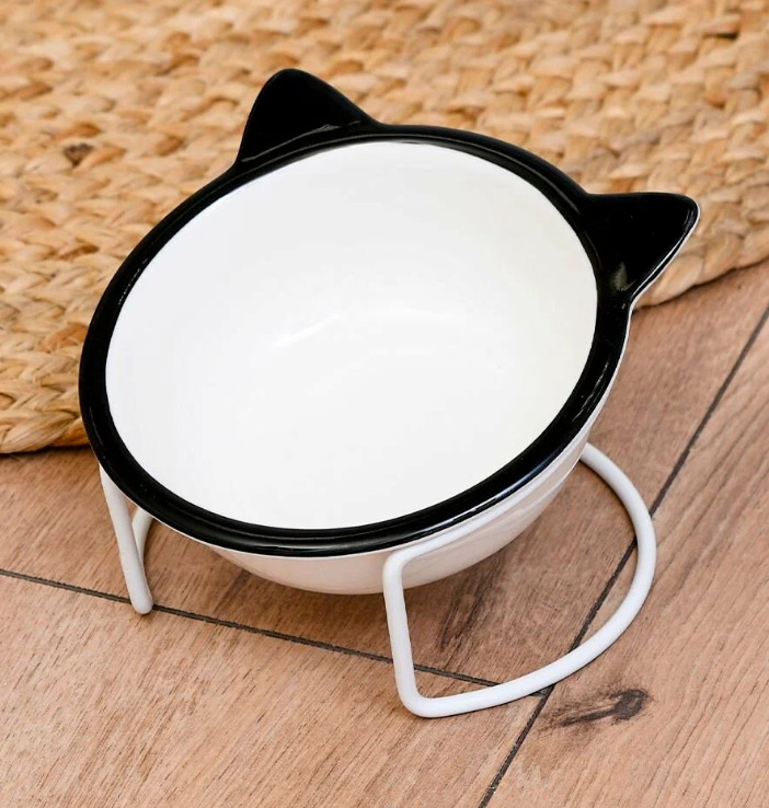 Миска на подставке для кошек и собак мелких пород «Милка» | Petshop