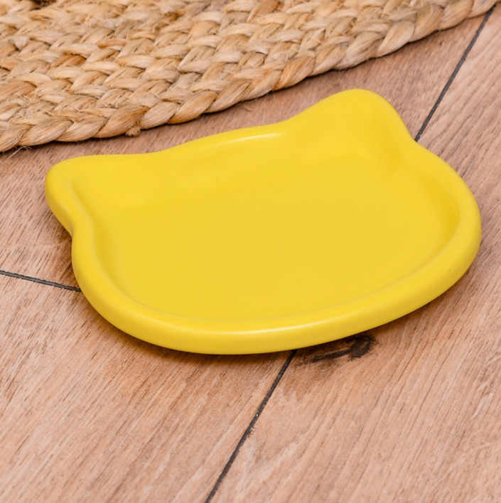 Миска с низкими бортиками для кошек «Мяу» | Petshop