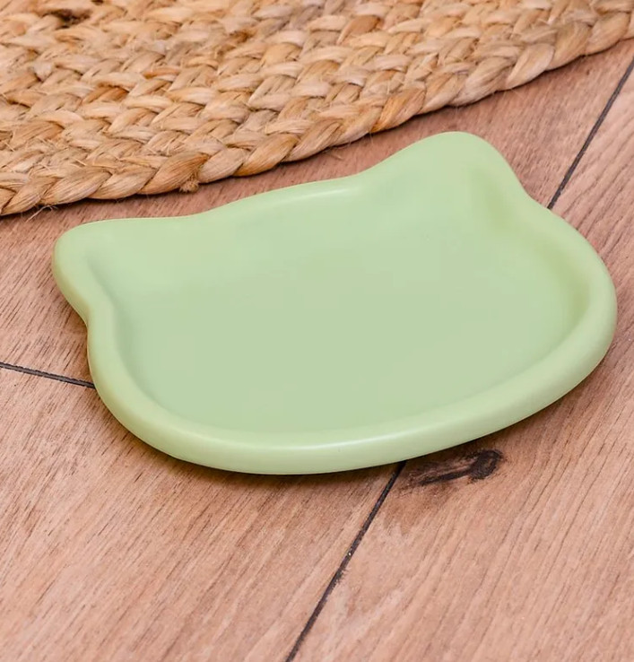 Миска с низкими бортиками для кошек «Мяу» | Petshop
