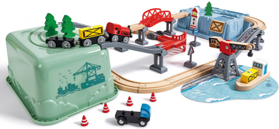 Игровой набор «Железная дорога. Портовая станция»