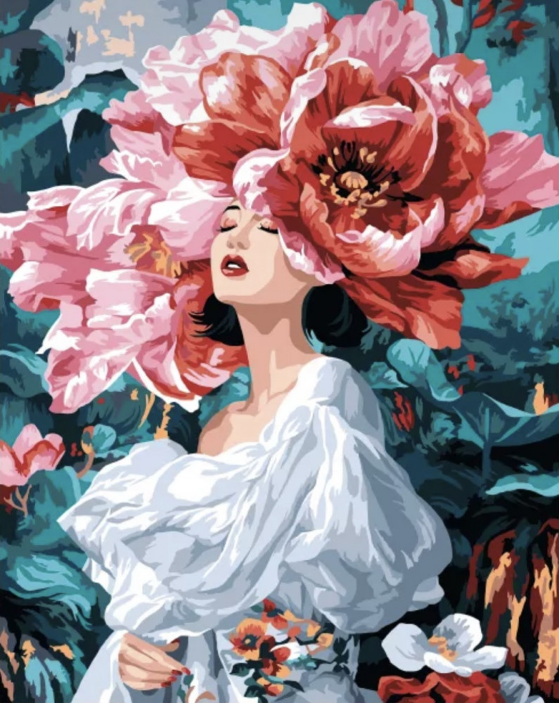 Картина по номерам «Нежное цветение»