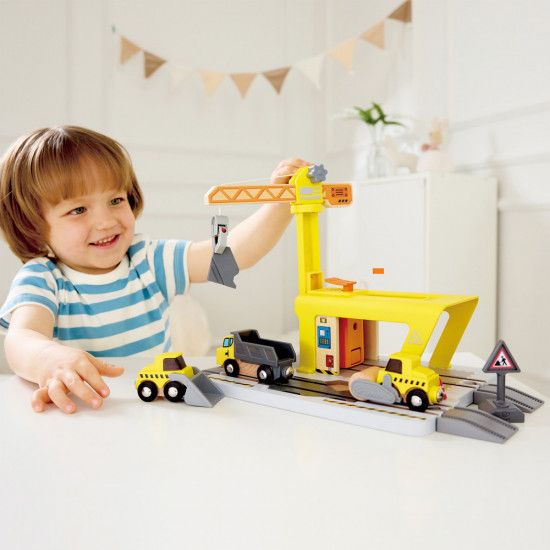 Игровой набор «Железная дорога. Строительный кран»
