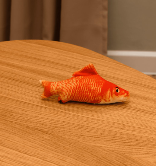Мягкая игрушка для кошек и котят с кошачьей мятой «Рыбка»