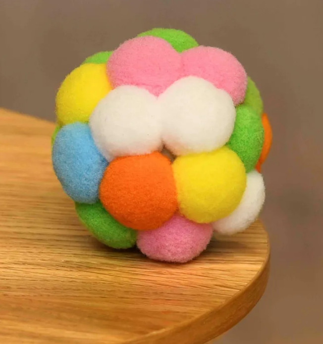 Мягкая игрушка для кошек «Мячик с погремушкой» | Petshop