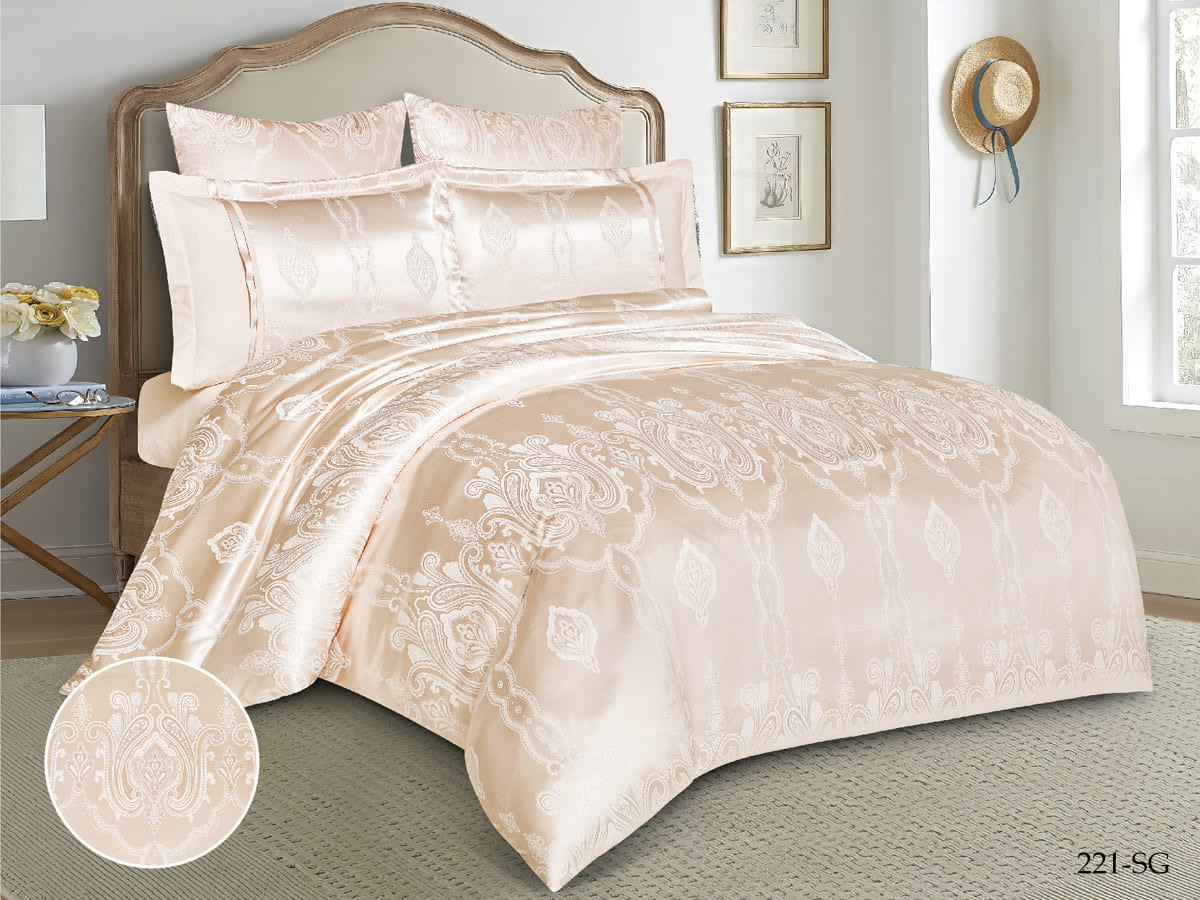 Комплект постельного белья «Satin Jacquard» | Cleo