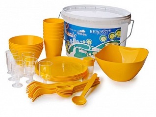 Набор для пикника «Picnic» (39 предметов), солнечный | Picnic | Berossi