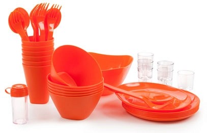 Набор для пикника «Picnic» (39 предметов), мандарин | Picnic | Berossi