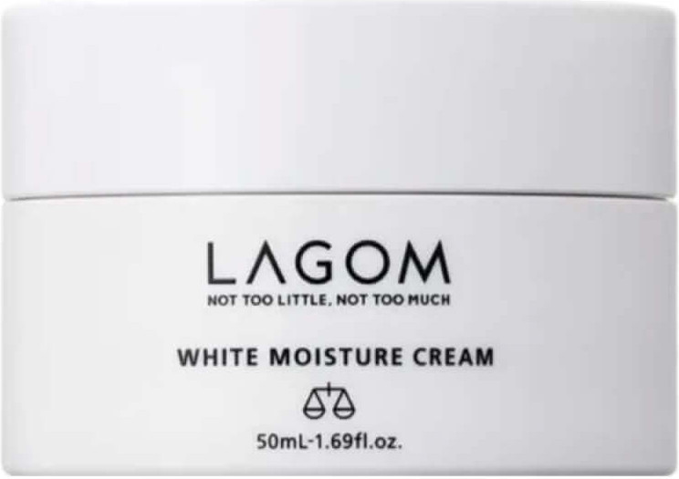 Увлажняющий крем для выравнивания тона «White Moisture Cream» | Lagom