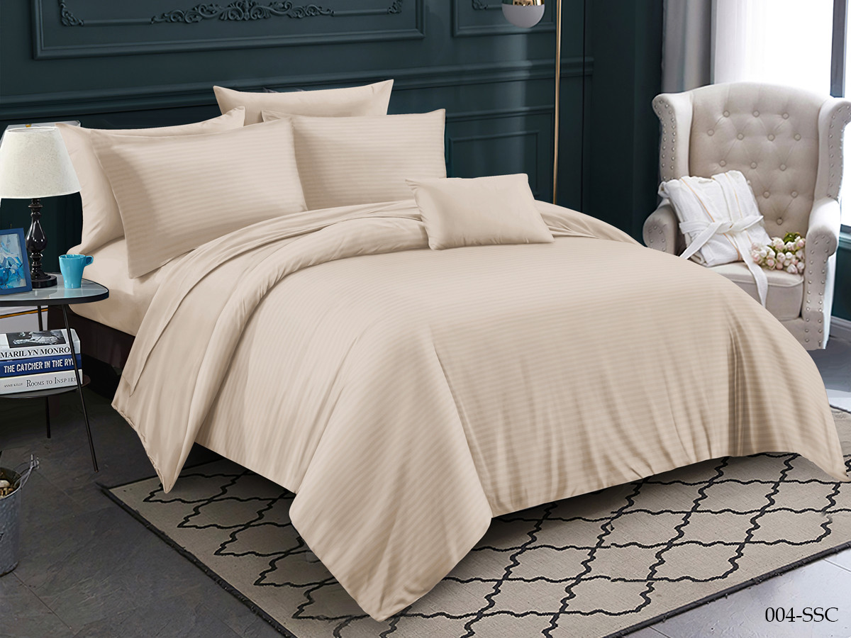 Комплект постельного белья сатин «Stripe Satin» | Cleo