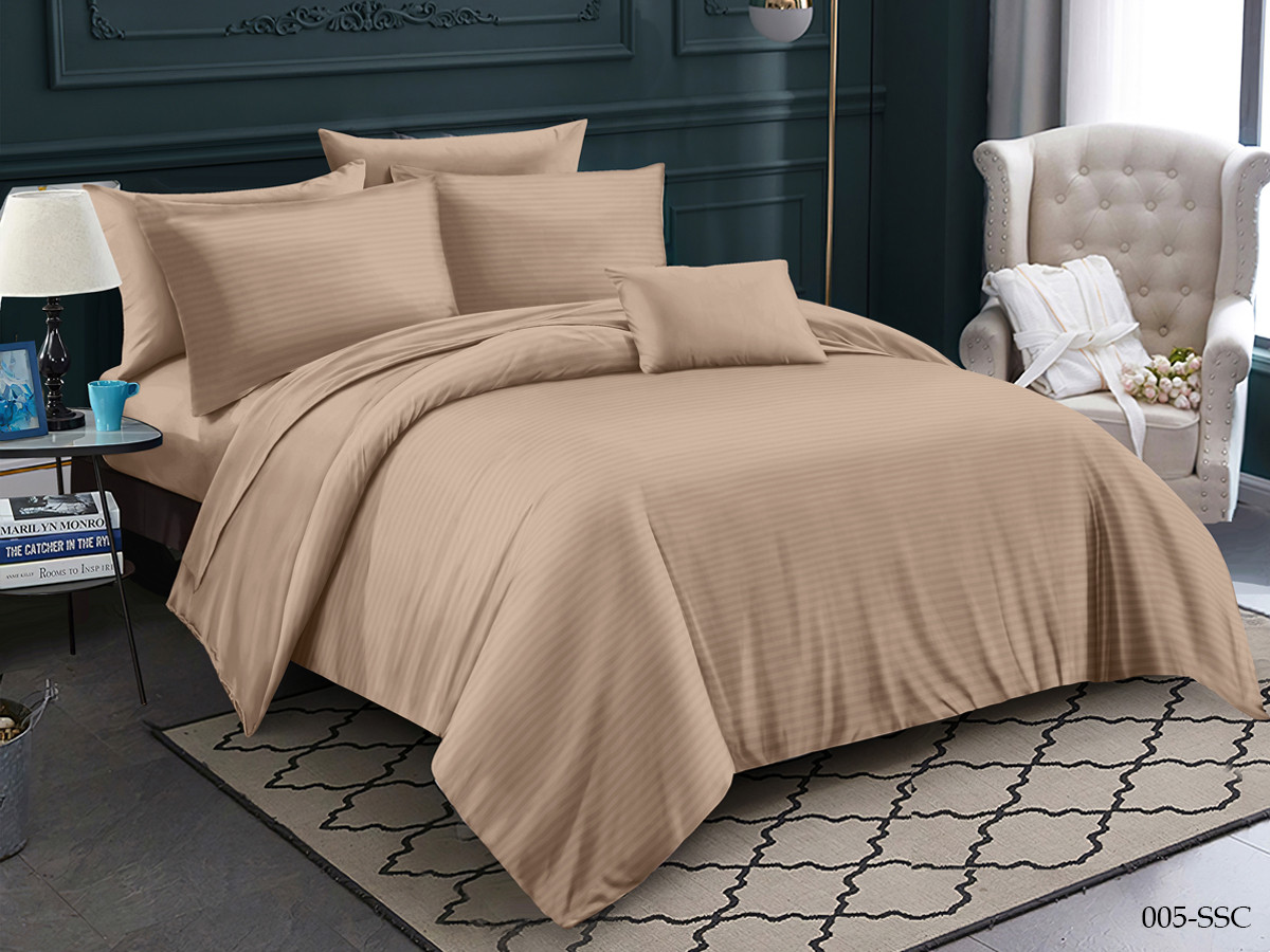 Комплект постельного белья сатин «Stripe Satin» | Cleo
