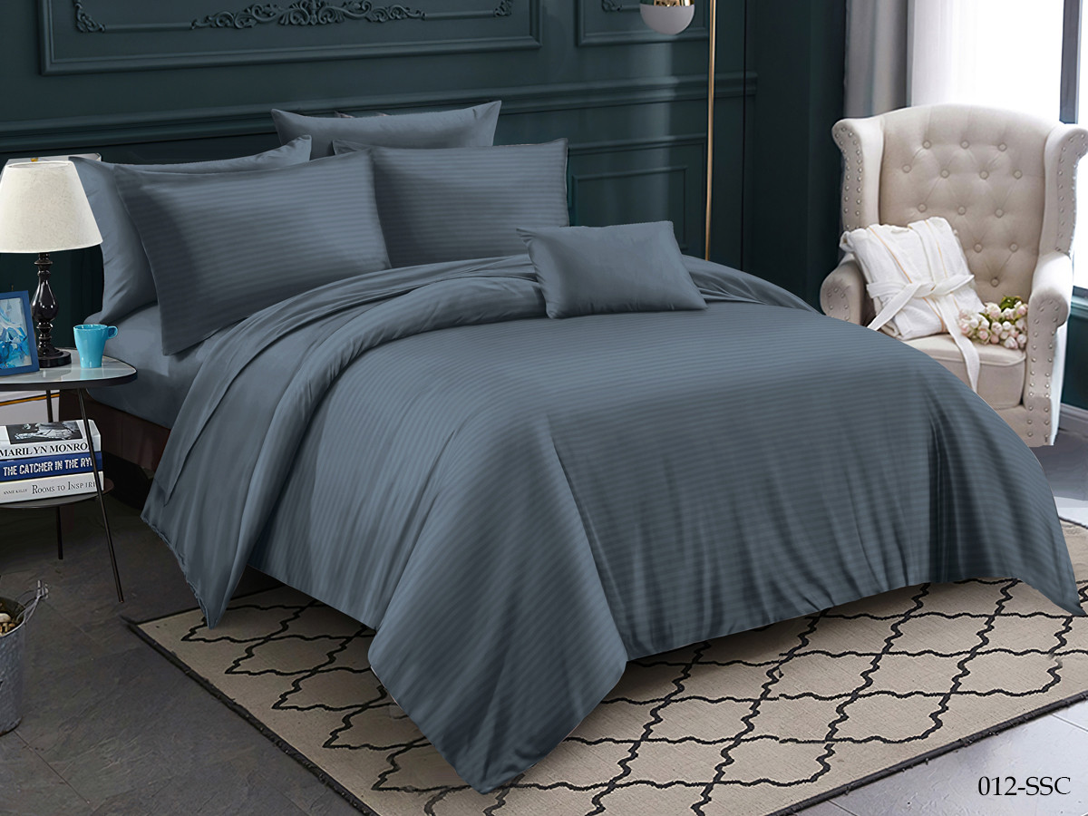 Комплект постельного белья сатин «Stripe Satin» | Cleo