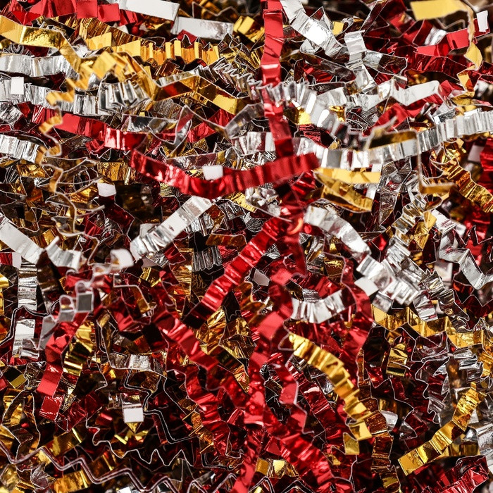 Наполнитель металлизированный «Новогодние подарки» | Upak Land