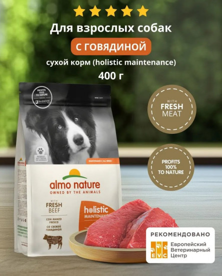 Корм сухой для взрослых собак со свежей говядиной «Fresh Beef»