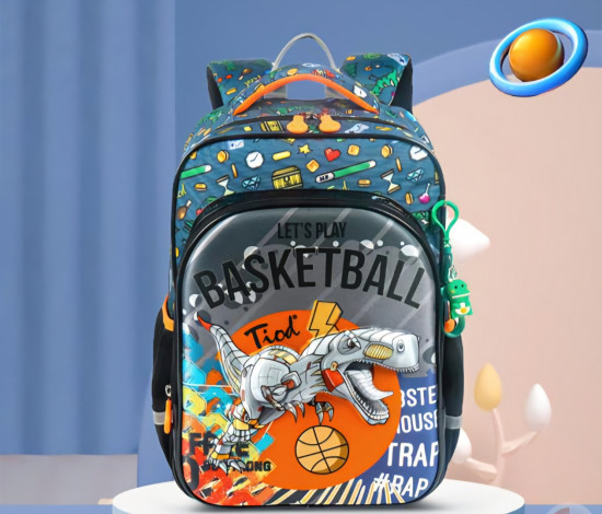 Рюкзак для мальчиков школьный с 3D принтом «Динозавр»
