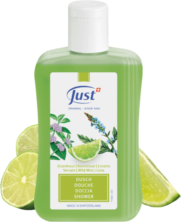 Гель для душа тонизирующий бодрящий «Wild Mint Lime Shower Gel» | Just