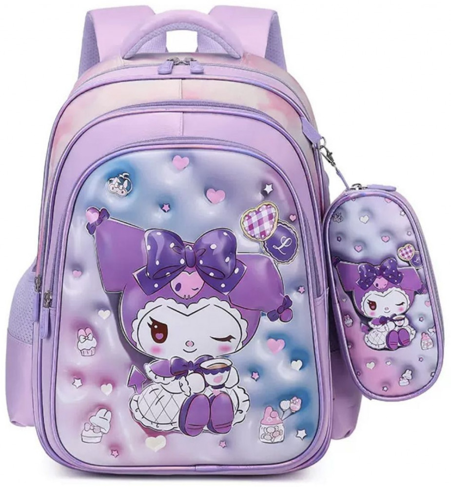 Рюкзак с пеналом школьный для девочек «Куроми»