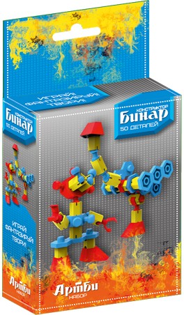 Конструктор «Артби» (50 деталей) | БИНАР | Биплант