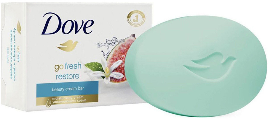 Крем-мыло «Инжир и лепестки апельсина» | Cream Bar | Dove