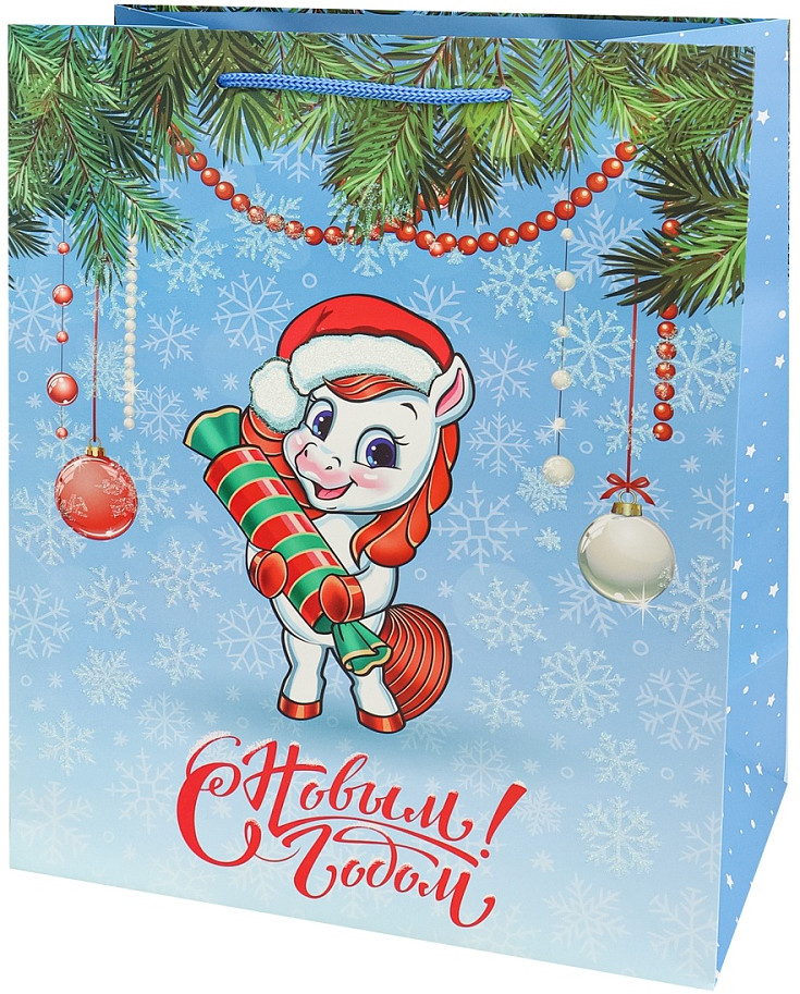 Пакет подарочный «Лошадка с конфетой» | Миленд