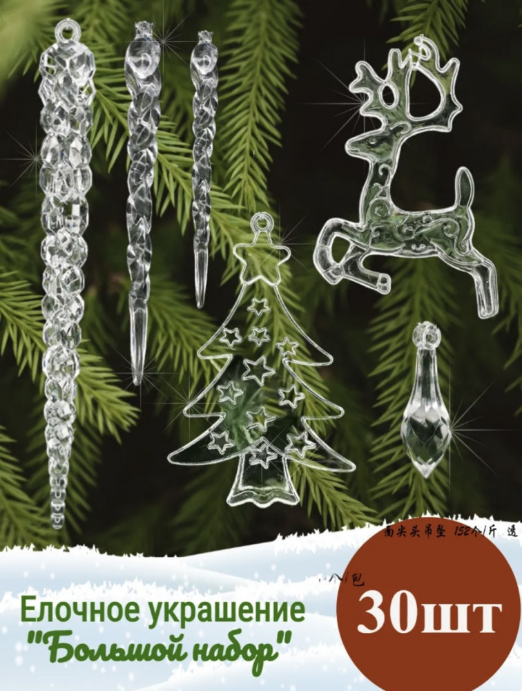 Набор елочных украшений
