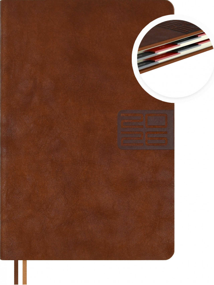 Ежедневник датированный на 2026 год | Думай как миллиардер | Escalada