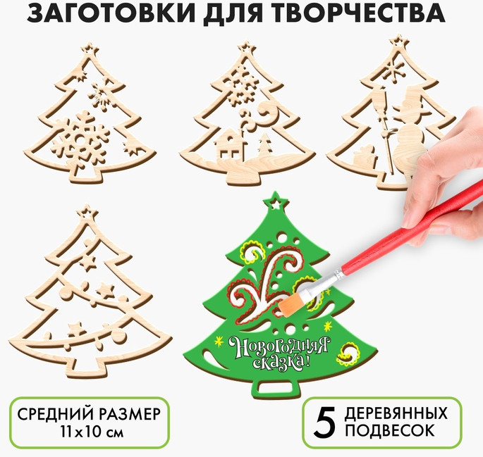 Набор для творчества «Ёлочки» | Школа талантов