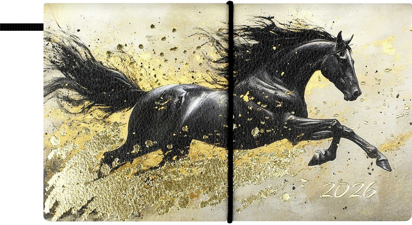 Ежедневник датированный на 2026 год «Вороной конь» | Escalada