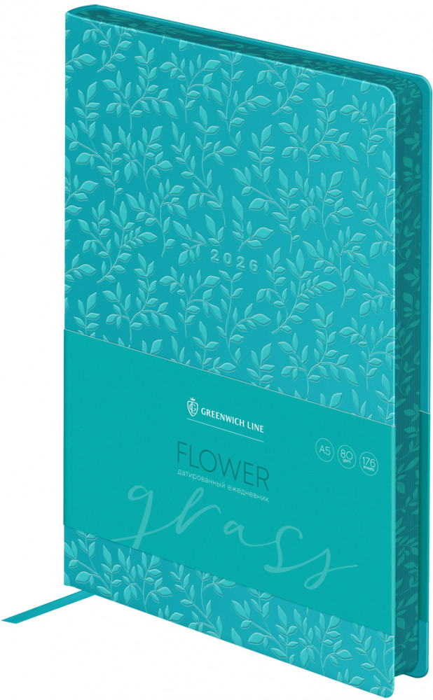Ежедневник датированный на 2026 год | Flower | Greenwich Line