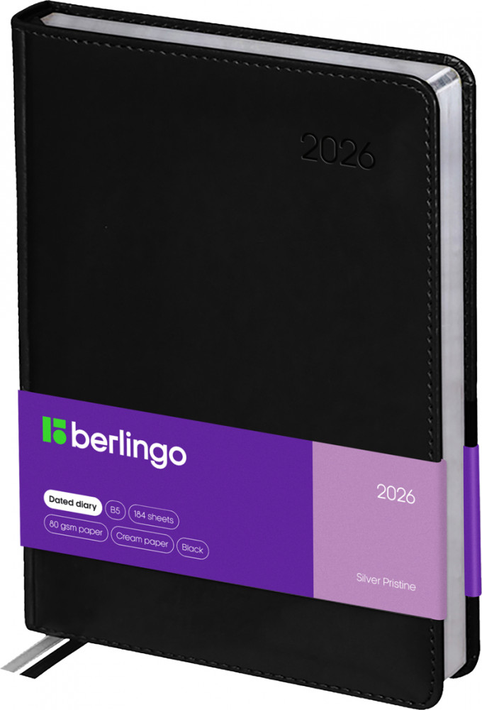 Ежедневник датированный на 2026 год | Silver Pristine | Berlingo