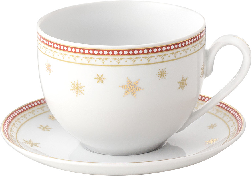 Чайная пара «Yvonne. Новогодний» | Yvonne. Новогодний | Cmielow