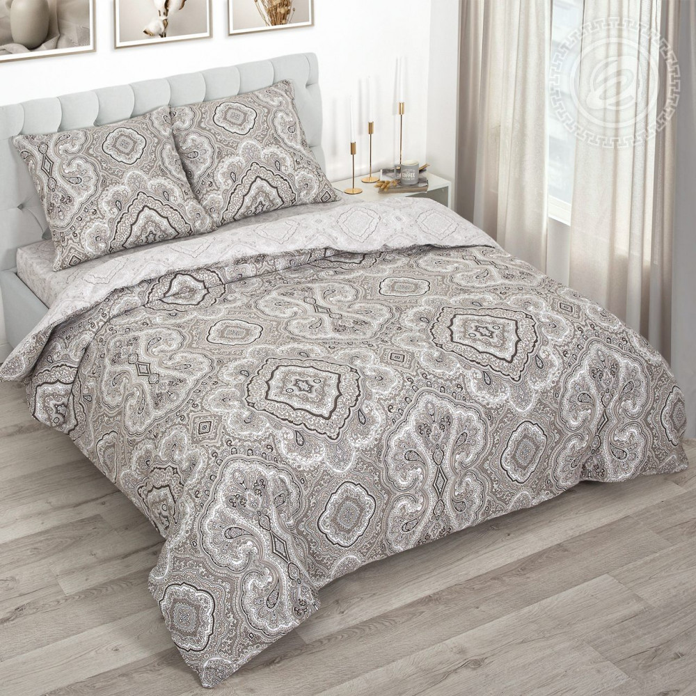 Комплект постельного белья «Элегант» | De Luxe с простынью на резинке | АртПостель