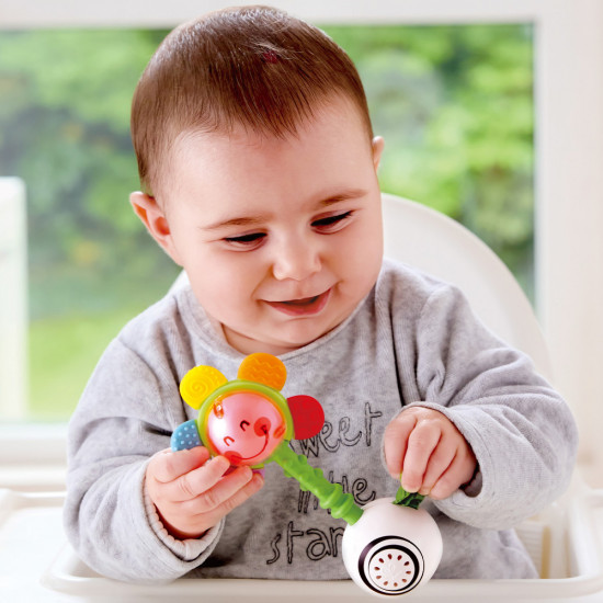 Погремушка интерактивная с подсветкой «Светящийся Цветок»