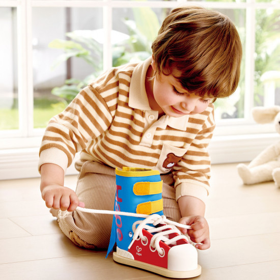 Развивающая игрушка «Завяжи шнурки»