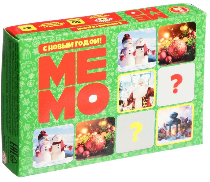 Игра настольная «Мемо» | Десятое королевство