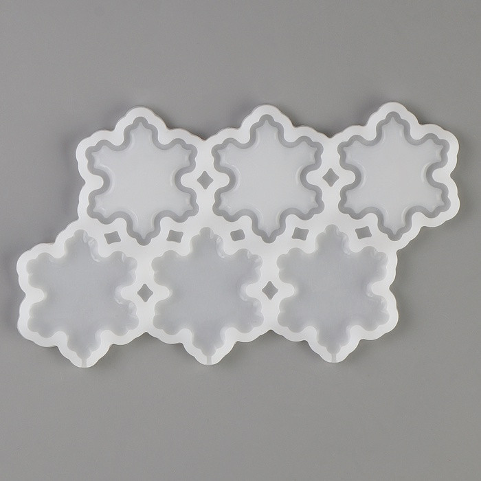 Молд для заливки «Снежинки»