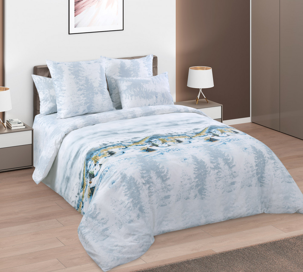 Пододеяльник «Снежное сияние 1» | Снежное сияние 1 | Королевское искушение