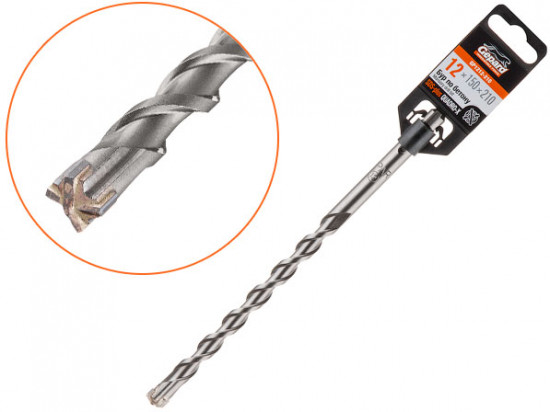 Бур по бетону для перфораторов Quadro-X