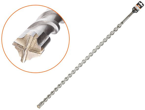 Бур по бетону для перфораторов Quadro-X | Gepard