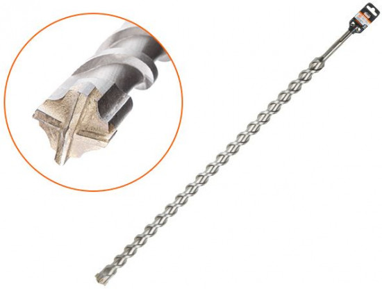Бур по бетону для перфораторов Quadro-X