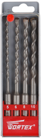 Набор буров по бетону для перфораторов | WORTEX