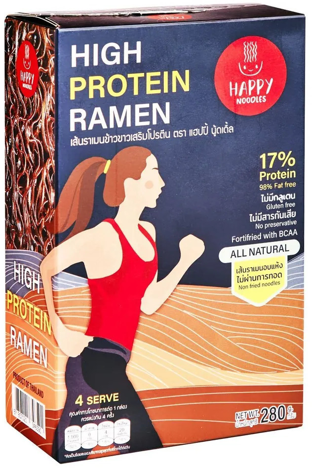 Лапша с высоким содержанием протеина «High protein ramen» | Happy Noodles