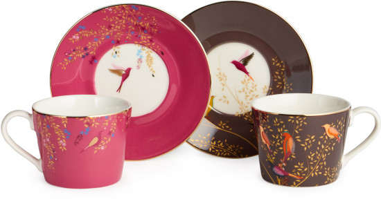 Набор чайных пар «Golden birds»