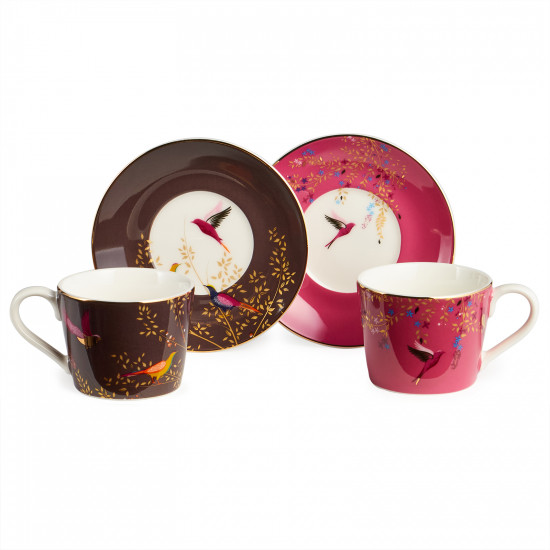 Набор кофейных пар «Golden birds»