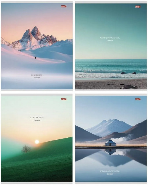 Комплект тетрадей «Виды природы 2» | Проф-Пресс