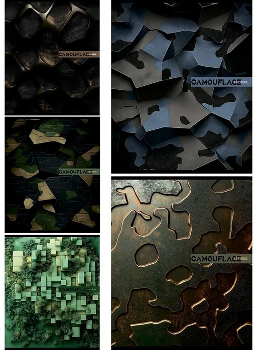 Комплект тетрадей «Разный камуфляж» | Проф-Пресс