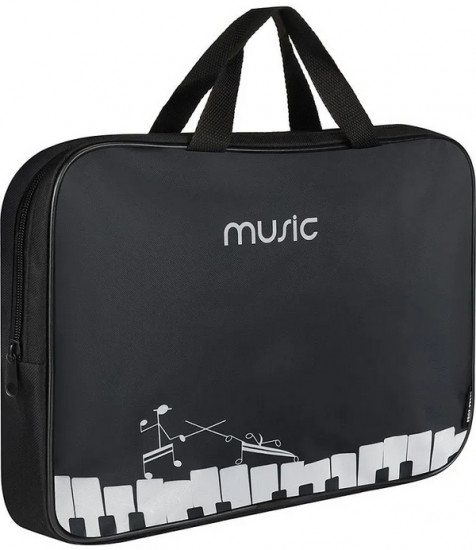 Папка для тетрадей «Клавиши на чёрном»