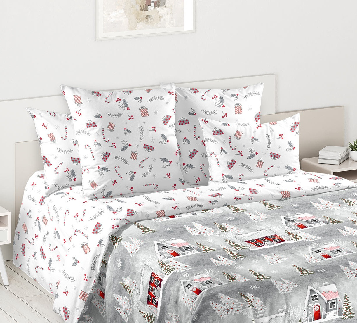 Наволочка «Зимняя прогулка компаньон 1» | Королевское искушение