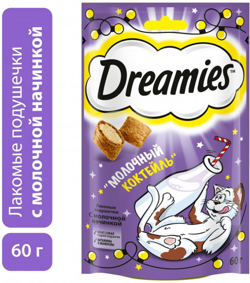 Лакомство для взрослых кошек с добавлением молока «Молочный коктейль»