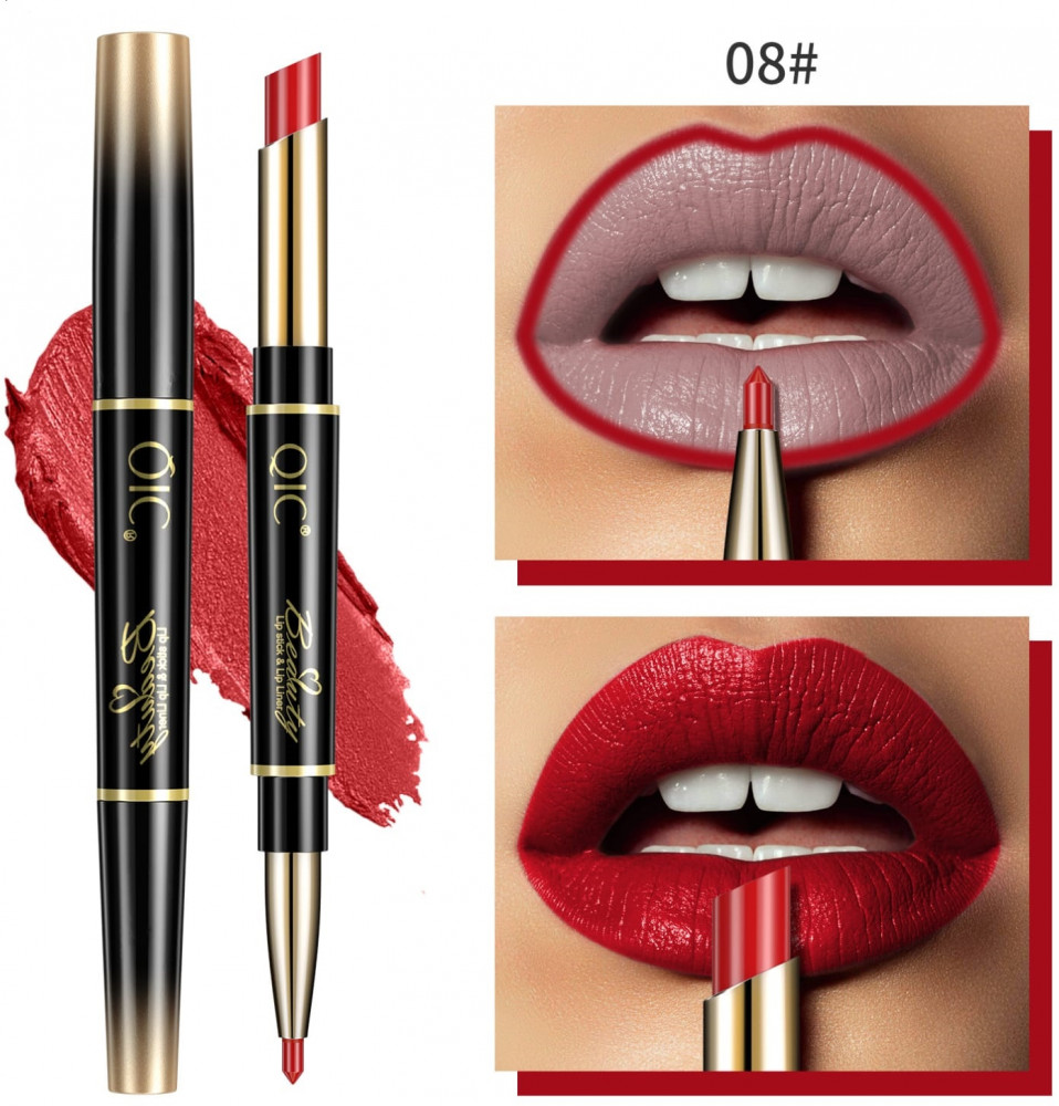 Двусторонняя помада-карандаш, тон 08