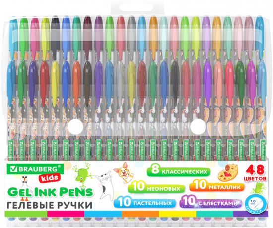 Набор ручек гелевых «Cute Animals»